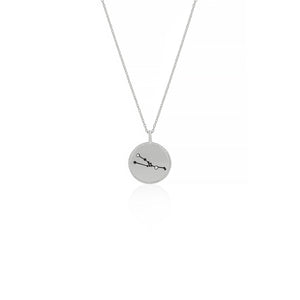 Silver Constellation Necklace - Taurus