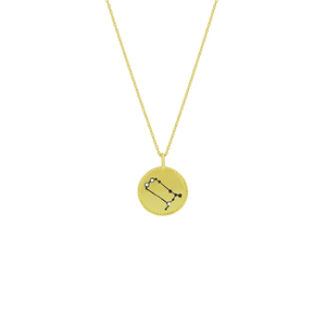 Gold Plated Constellation Necklace - Gemini
