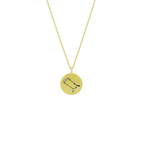 Gold Plated Constellation Necklace - Gemini