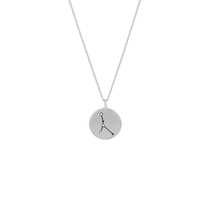 Silver Constellation Necklace - Cancer
