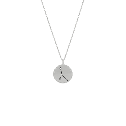Silver Constellation Necklace - Cancer