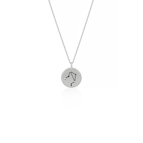 Silver Constellation Necklace - Libra