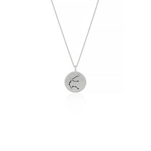 Silver Constellation Necklace - Aquarius