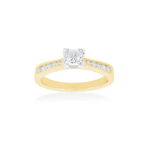 18ct Yellow Gold Avalon Diamond Ring