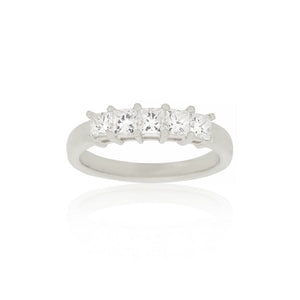 18ct White Gold Edison Diamond Ring
