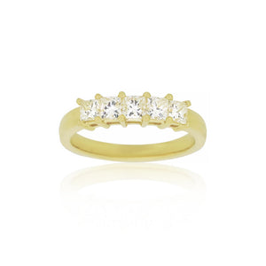 18ct Yellow Gold Edison Diamond Ring