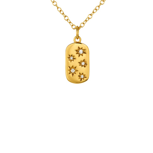 Gold Plated Novae Necklace