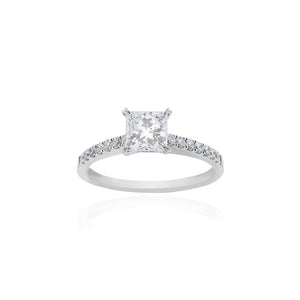 18ct White Gold Evalyn Diamond Ring