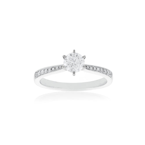 18ct White Gold Vera Diamond Ring