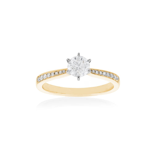 18ct Yellow Gold Vera Diamond Ring