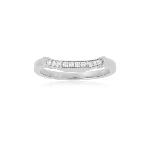 18ct White Gold Kara Diamond Band