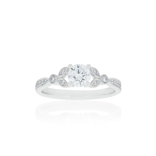 18ct White Gold Florine Diamond Ring
